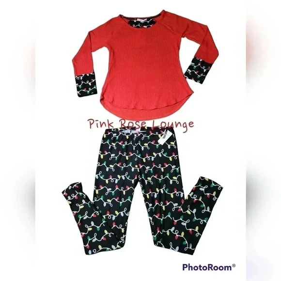 Pink Rose Lounge Outfit XL NWT - Picture 1 of 3
